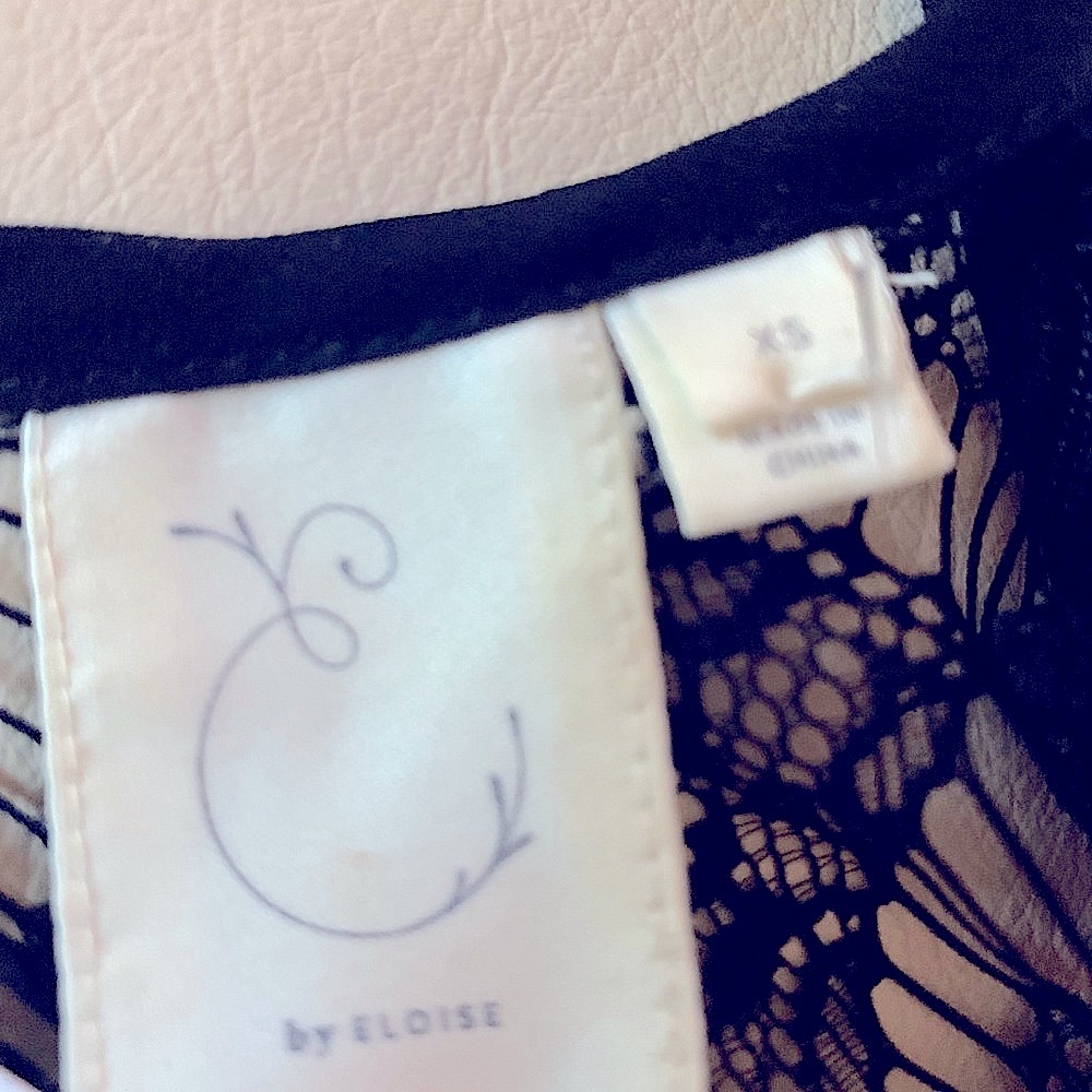 💯✅ AUTHENTIC ANTHROPOLOGIE LACE SHEER TOP/DRESS - Picture 10 of 10
